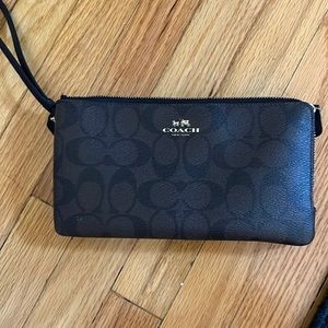 Coach large wristlet